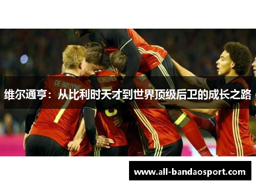 维尔通亨：从比利时天才到世界顶级后卫的成长之路